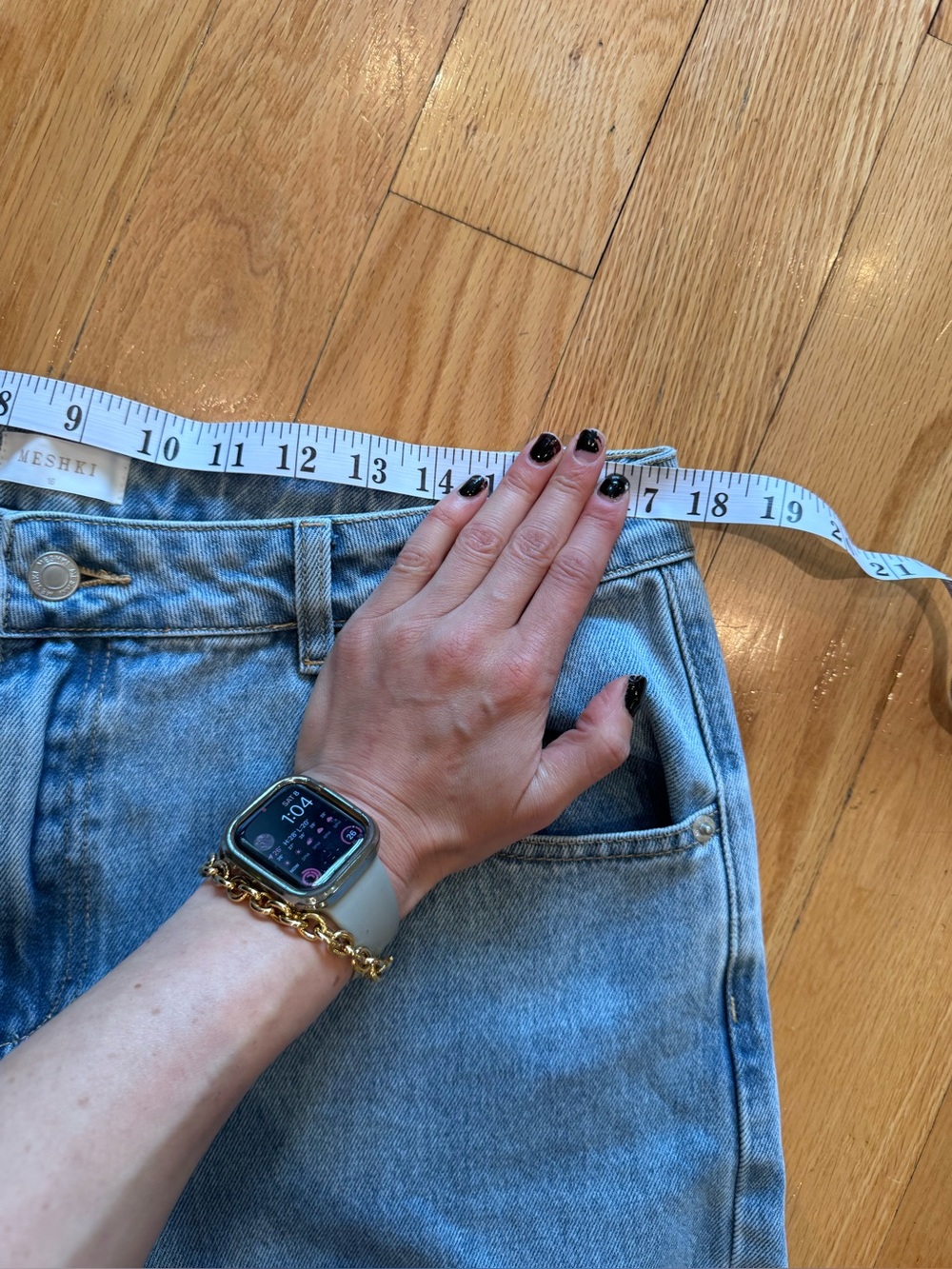 Meshki embroidered wide leg jeans - Picture 7 of 10